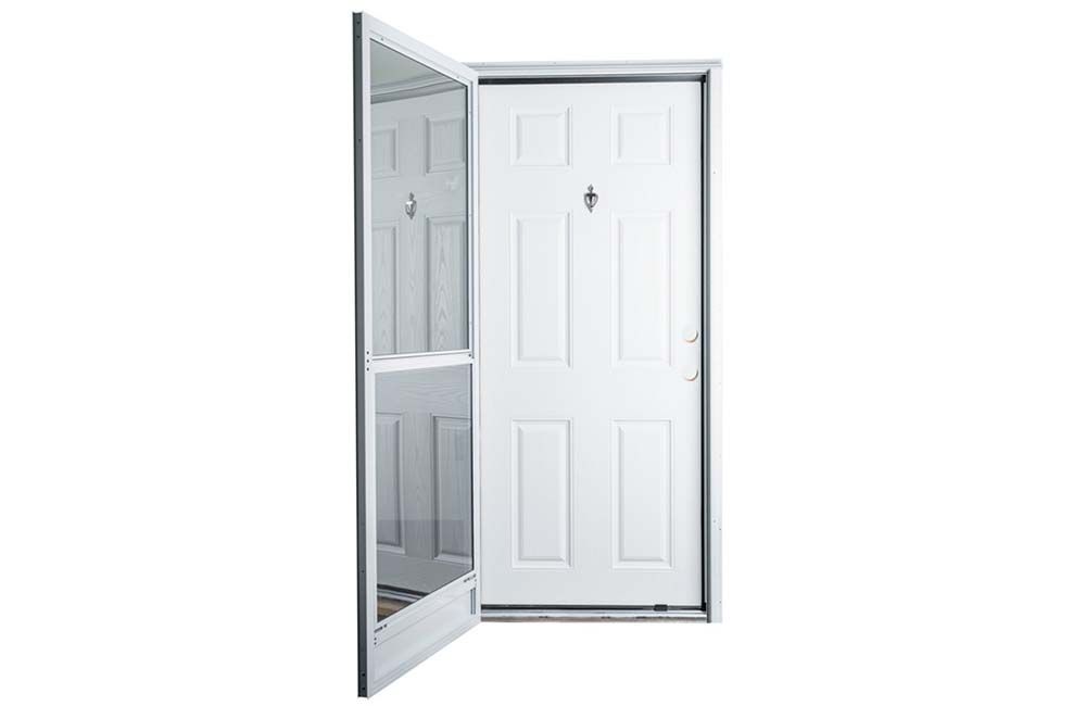 COMBINATION DOOR (6&quot; JAMB)  KNOCKER/VIEWER, Size: 32 x 72 (LH) 93272LK-6