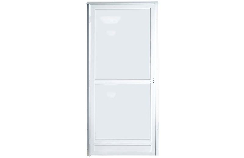 STORM DOOR - SELF STORING
