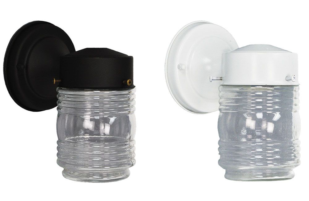LIGHT - OUTDOOR WALL LIGHT (JELLY JAR)