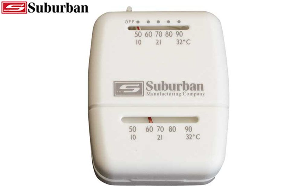 RV FURNACE THERMOSTAT, Color: White (161154)
