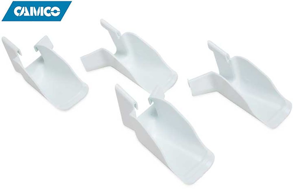 GUTTER EXTENSIONS, WHITE, SET OF 4 (2 LEFT/2 RIGHT)