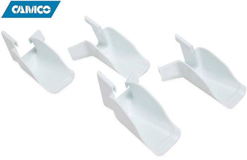 GUTTER EXTENSIONS, WHITE, SET OF 4 (2 LEFT/2 RIGHT)