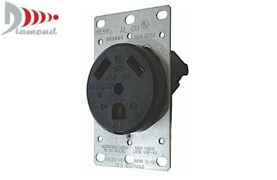 30A RECEPTACLE WITH PLATE