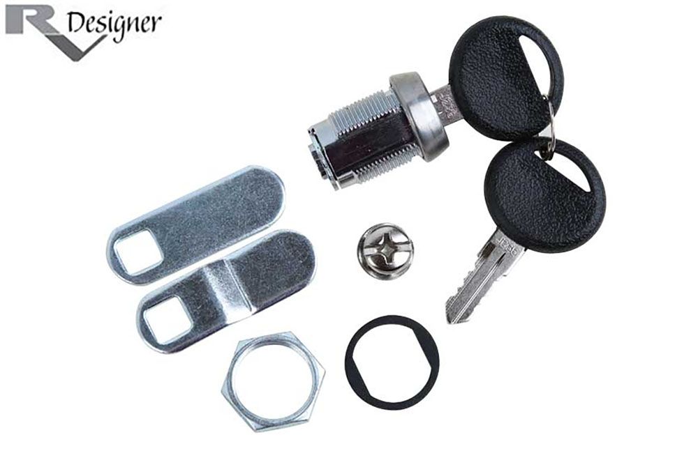 LOCK SET - WEATHER RESISTANT COMPARTMENT  KEYED, Size: 7/8" (L547)