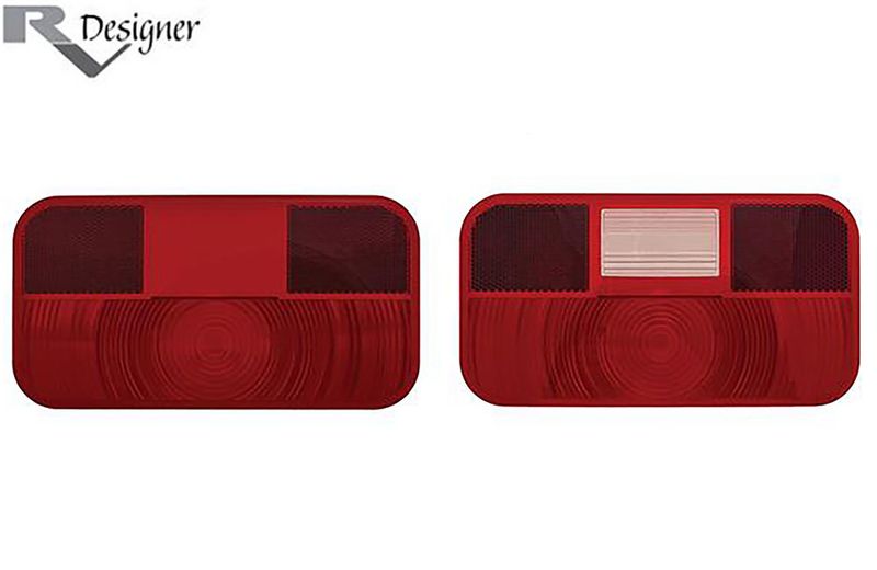REPLACEMENT LENS FOR INCAND. RECTANGLE TAIL LIGHT