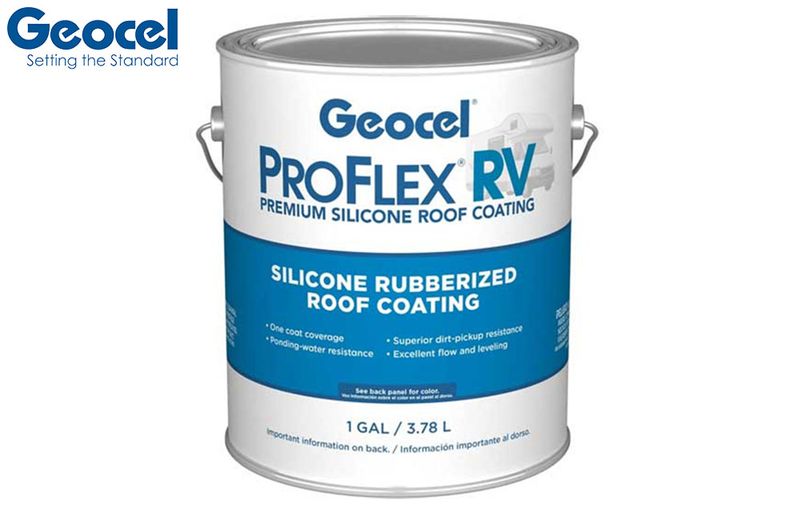 RV RUBBERIZED SILICONE ROOF COATING