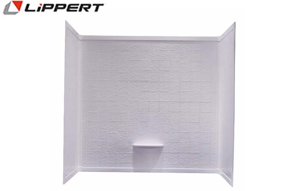 TUB SURROUND (Three Piece) 27" x 54", Color: White (27 x 54) 379106