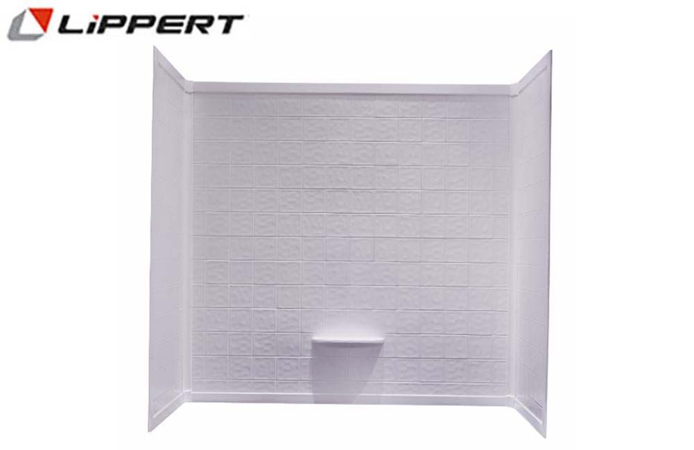 TUB SURROUNDS (3-Piece), Size/Color: (40 x 54 white) 379108