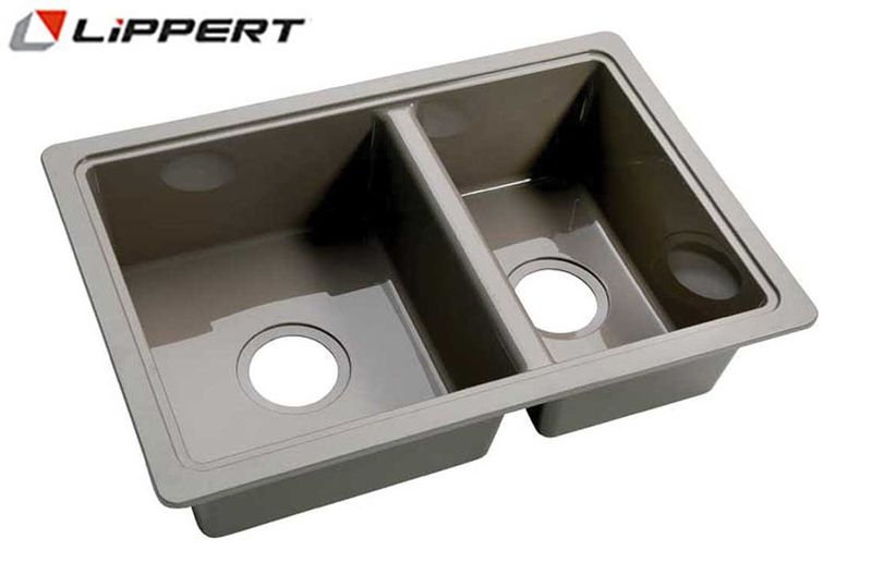 DOUBLE BOWL SINK (25" x 17")