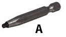 BIT - SQUARE POWER, Size: (A) #1 Square (2" long) 390636