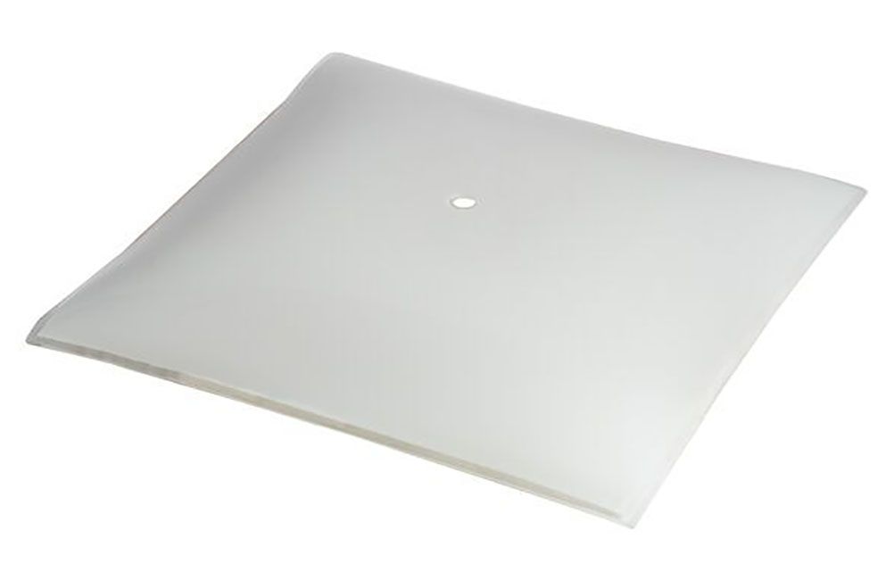 12" SQUARE GLASS LIGHT SHADE - WHITE