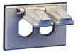DUPLEX WEATHERPROOF COVER, Color: Gray 221400