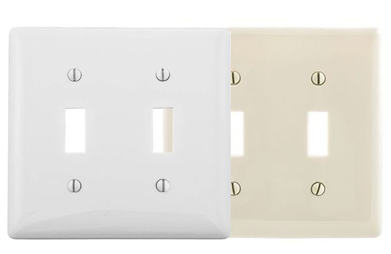 STANDARD DOUBLE SWITCH PLATE
