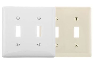 STANDARD DOUBLE SWITCH PLATE