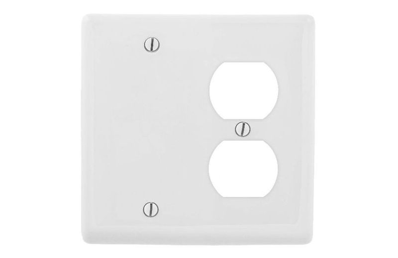 PLATE - DOUBLE RECEP/BLANK