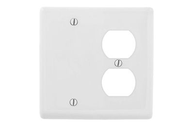 PLATE - DOUBLE RECEP/BLANK