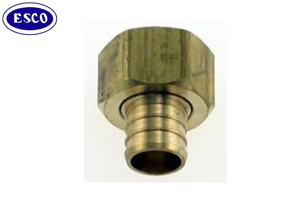 ADAPTER - SWIVEL w/Brass Nut (PEX)