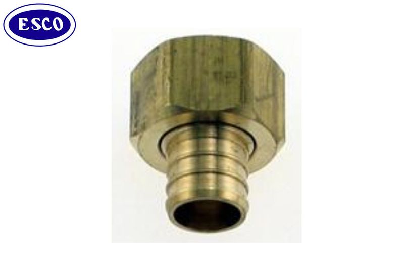 ADAPTER - SWIVEL w/Brass Nut (PEX)