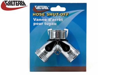 CONNECTOR - DOUBLE  Y w/SHUT OFF