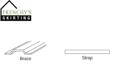 BRACE/STRAP - SKIRTING ALUMINUM BRACE/STRAP - SKIRTING ALUMINUM