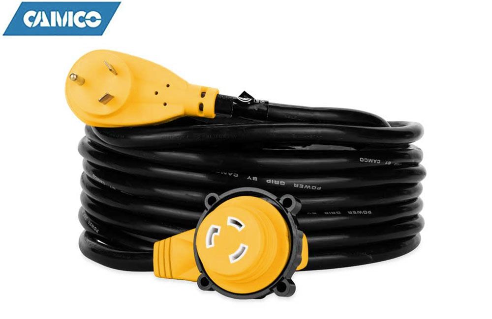 CORD - POWER GRIP LOCKING EXTENSION - 90 DEGREE HEAD (30A/50A), Size: 30A (25') 55524