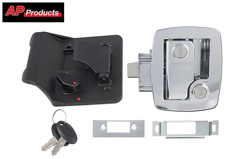 LOCK - BAUER ENTRY DOOR, Color: Chrome (013-535)