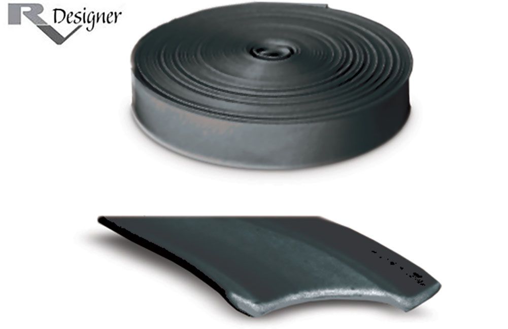 HEAVY DUTY VINYL INSERT TRIM (1"), Color/Size: Black (1" x 25') E369