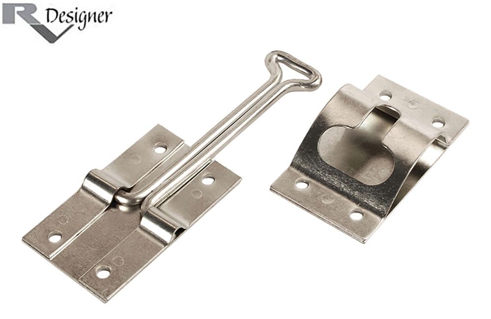 HOLDER - T-STYLE ZINC ENTRY DOOR, Size: 4" (E217)