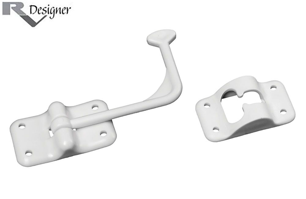 HOLDER - T-STYLE 90º ENTRY DOOR, Color/Size: White (E250)