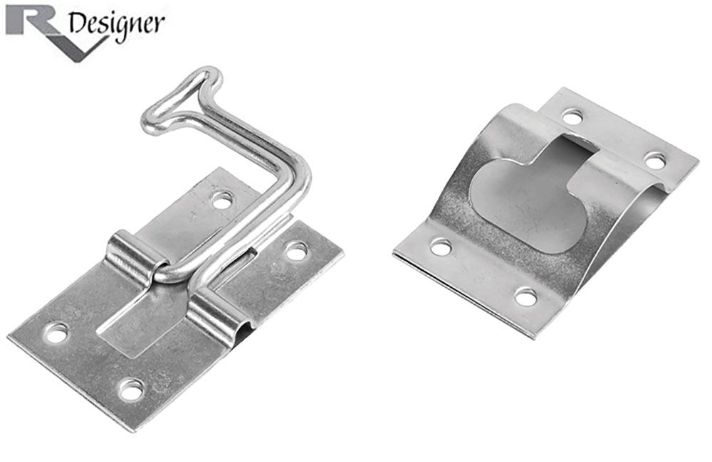HOLDER - T-STYLE SELF 90º DOOR, Material: Stainless Steel (E277)