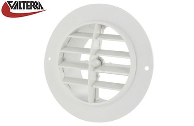 HEATING &amp; A/C REGISTER, 4" ROTATING, WHITE