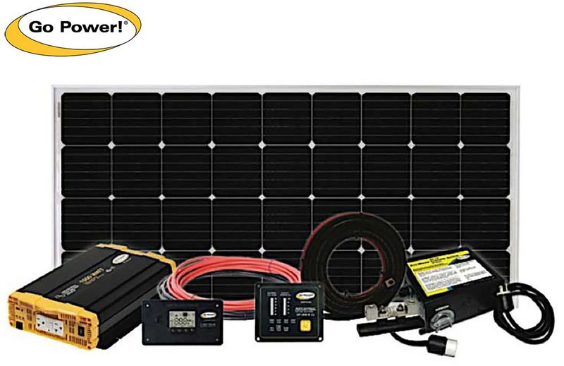 WEEKENDER ISW: 200 WATT SOLAR KIT, 1500 WATT INVERTER KIT AND TRANSFER SWITCH