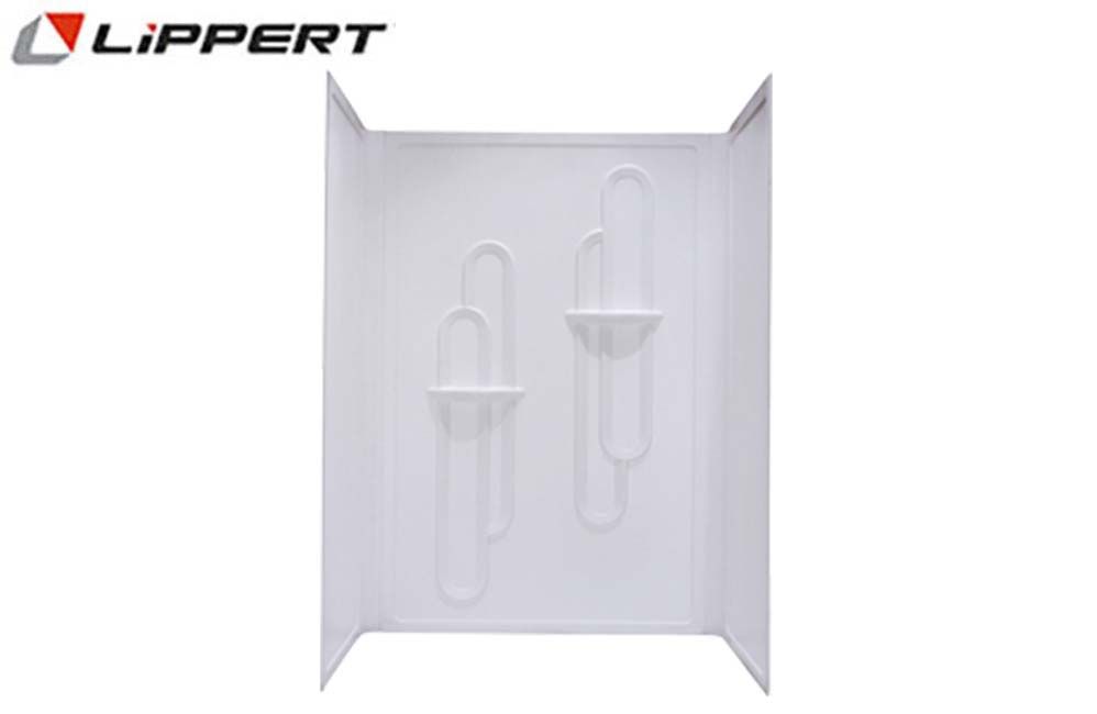 3-PC SHOWER SURROUND (27" x 54"), Side/Color: White 379099