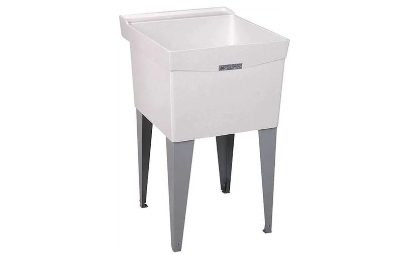 FIBERGLASS FLOOR MOUNT LAUNDRY/UTILITY TUB