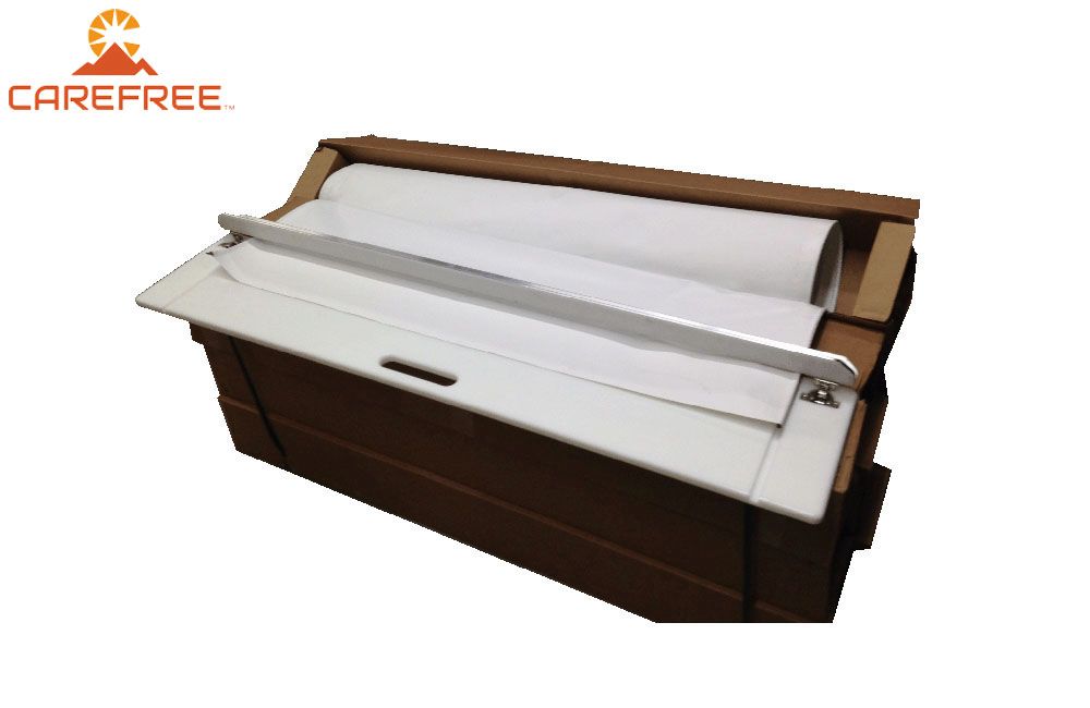 UNIVERSAL REPLACEMENT SLIDE-TOPPER FABRIC, Color: White (FH2000047)