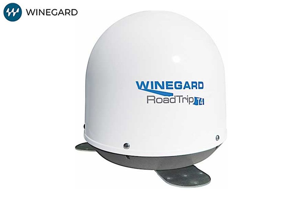 ROADTRIP T4 IN-MOTION AUTOMATIC SATELLITE ANTENNA, Color: White (RT2000T)