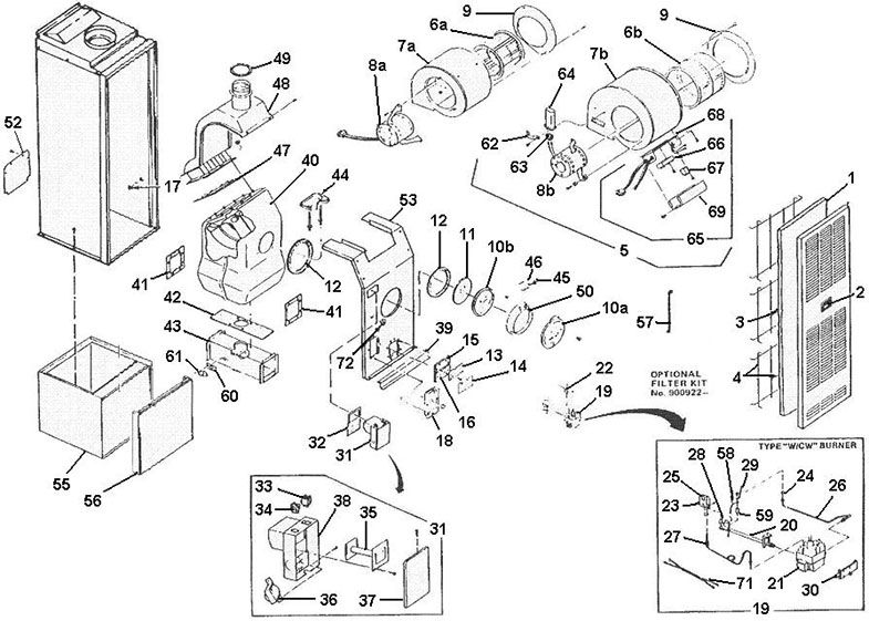 MGH/MGB Furnace Diagram