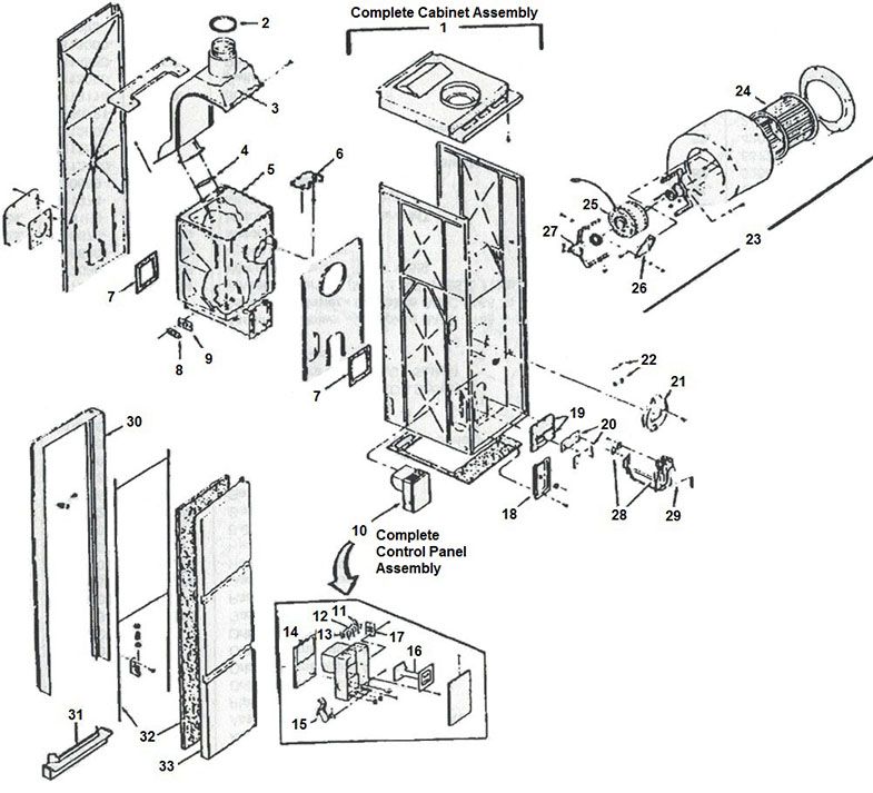 MAC 1175 Furnace Diagram