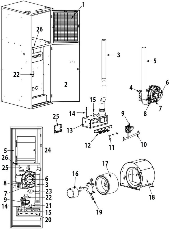 CMF95 Furnace Diagram