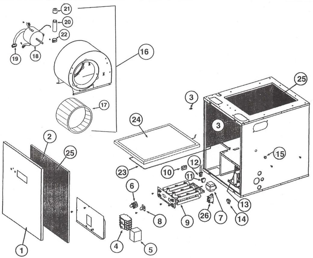E1E Furnace Diagram