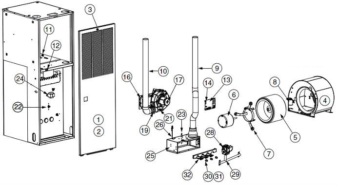 M7RL Furnace Diagram