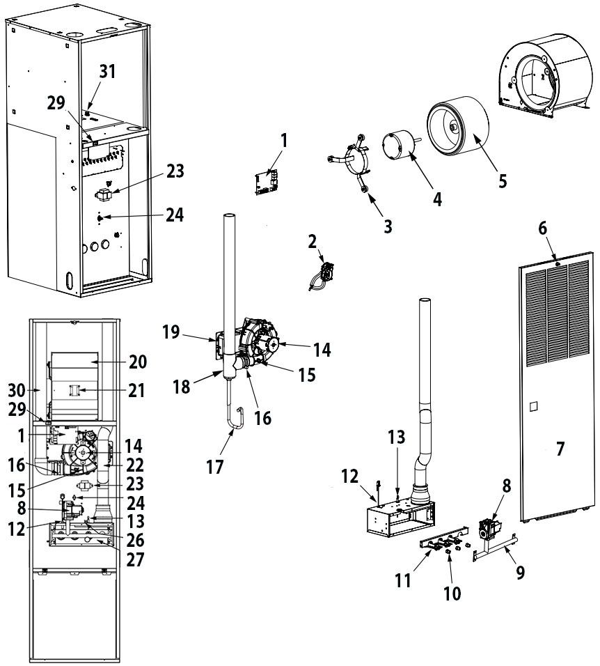 MG2R Furnace Diagram