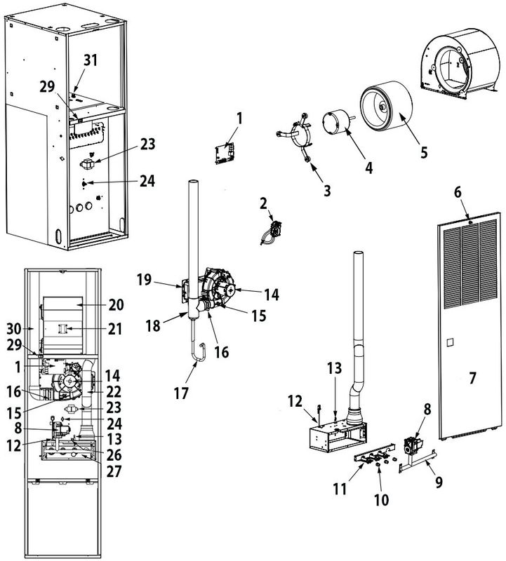 MG2R Furnace Diagram