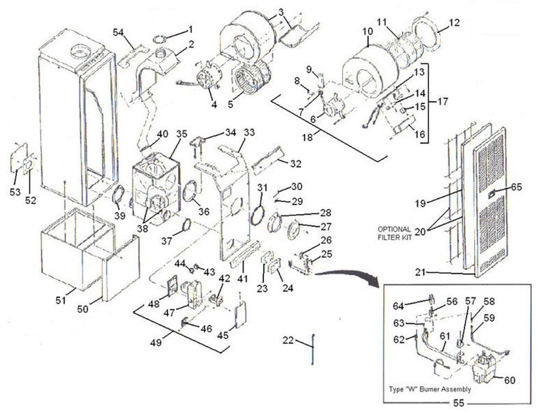 M Series Furnace Diagram