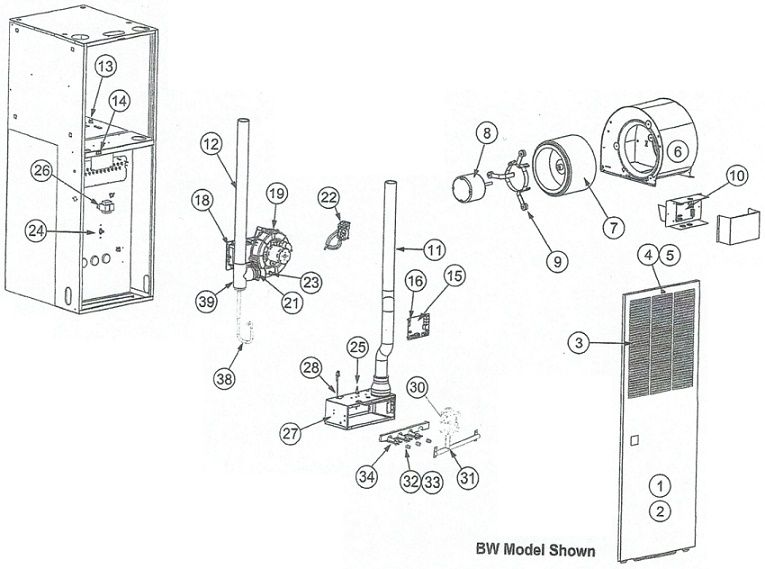 M7TL Furnace Diagram