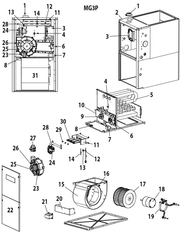 MG3P Furnace Diagram