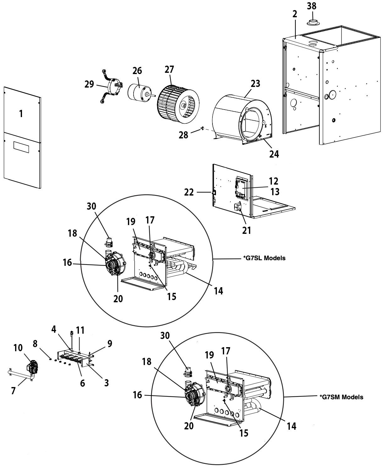 G7SM Furnace Diagram