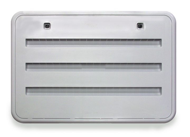 REFRIGERATOR SIDE VENT DOOR ASSEMBLY PLASTIC, Color: Polar White (621156PW)