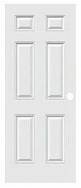 INTERIOR DOOR - WHITE 6-PANEL