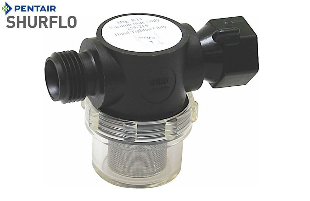 TWIST-ON WATER STRAINER w/SWIVEL NUT